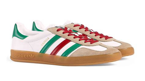 adidas gazelle x gucci white|adidas x gucci white.